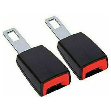 2x clip de verrouillage de boucle d'extension de ceinture de sécurité de sécurité de voiture réglable