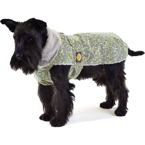 Fashion Dog reflektierender Regenmantel für Hunde mit Kunstpelzfutter - 55 cm (1/4)