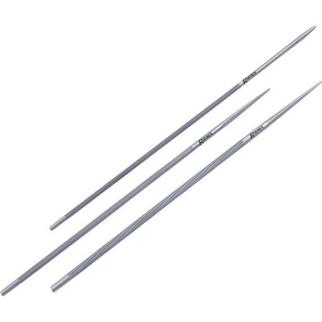 Limes Rondes D.4,8 mm - Lot de 3 - Acier - Pour Chaînes de Tronçonneuse - Précision et Finition - D-Work (1/2)