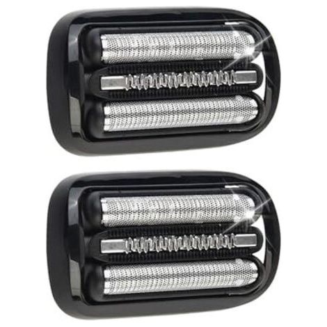 Cabezal de afeitado de repuesto 53B para la serie 5/6, compatible con afeitadoras Braun serie 5/6, cuchillas 5020CS, 5018S, 5035S, 5049CS, 5050CS, 6020S, 6040CS, 6075CC, 6072CC, 6090CC, paquete de 2 (1/5)