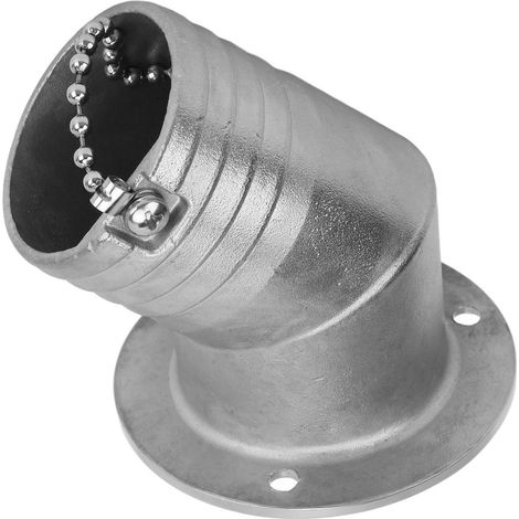 Bouchon de remplissage d'eau incliné pour pont de bateau, en acier inoxydable 316, adapté aux yachts, bateaux de pêche, vedettes et camping-cars. 2 pouces. (1/5)