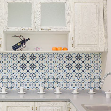 Stickers muraux - Sticker Mural Carrelage adhésif Cuisine Salle de Bain - 9 STICKERS CARRELAGES LA HAYE - 9stickers10x10cm (1/5)