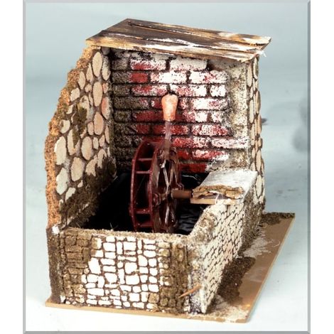 MULINO AD ACQUA CON POMPA 20X14X17CM