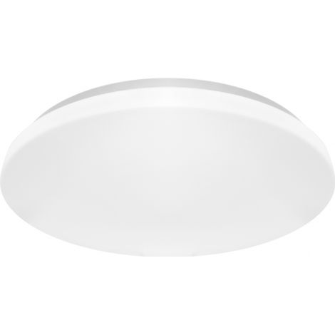 Plafón surf modern redondo ip44 1x12w led 960lm 4000k 120° al.6xd.26cm blanco