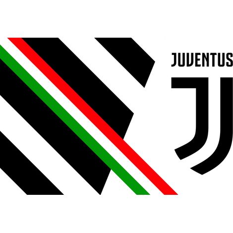 Papier peint panoramique Foot / Football - Juventus - 130 cm x 81 cm (1/2)