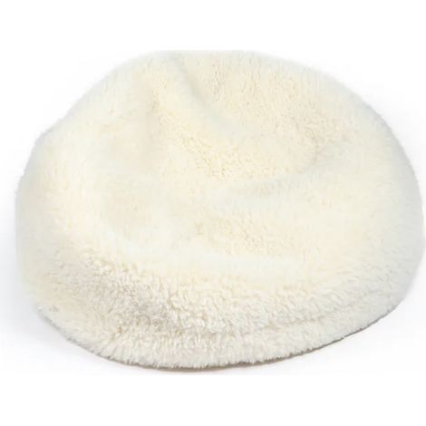Pouf medium polyester et fausse fourrure collection SOFT ANIMALS mouton avec garnissage (1/5)