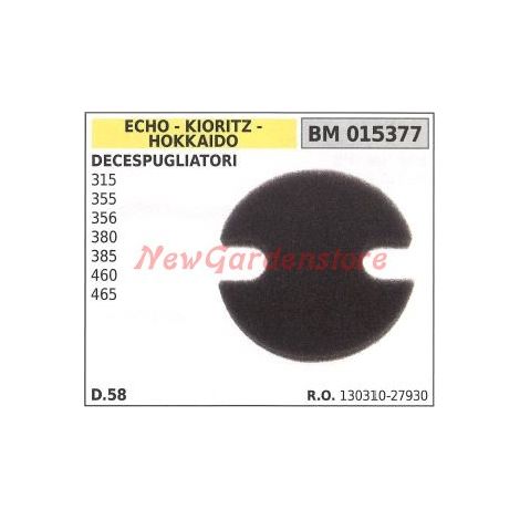 Filtro aria ECHO per decespugliatore 315 355 356 380 385 015377