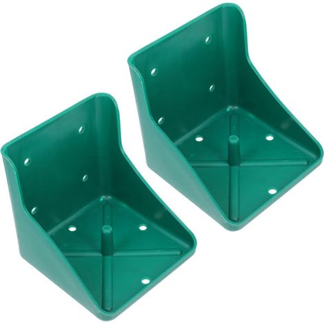 2 pièces Boîte à Sel pour Bétail PP Support Professionnel pour Blocs de Sel Moutons et Chevaux Mangeoire Fixe pour Alimentation (1/5)