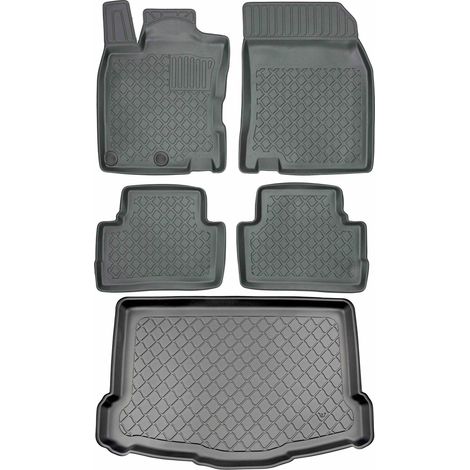 Tapis de coffre ARISTAR 193246G + tapis de sol ARISTAR 603244 - Nissan Qashqai II SUV à partir de 02.2014, repose-pieds côté conducteur - INSTALLÉS (1/5)