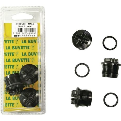 Plugs 3 AG 3/4" LA BUVETTE BU1090927