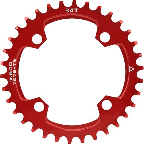 Plateau 34 dents pour VTT, chaîne étroite-large ronde, réparation de transmission vélo (1/5)