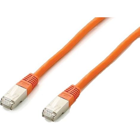 equip 605678 Patchkabel RJ45-Stecker auf RJ45-Stecker S/FTP Cat.6a/10G 15.00m orange