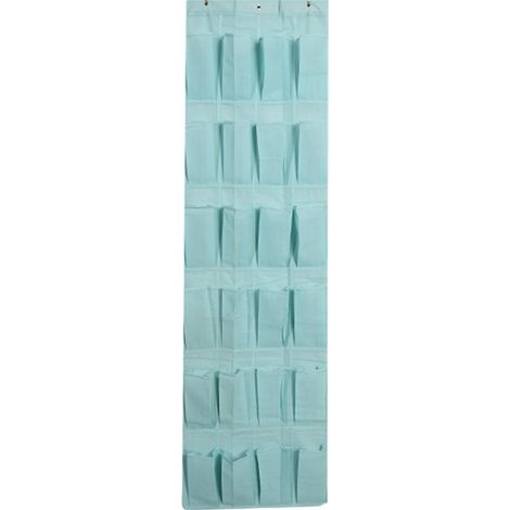 Hängende Aufbewahrungstasche für die Tür, 24 Fächer, blau, 48 x 168 cm (1/4)