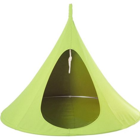 Chaise suspendue balançoire intérieure et extérieure – hamac intérieur/extérieur confortable, tissu Oxford épais, capacité de charge 100 kg (1/5)