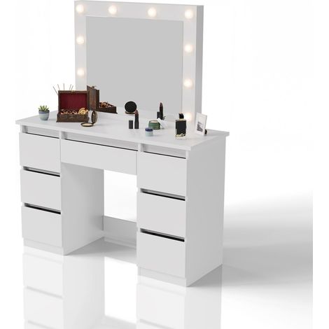 Tavolino da toilette con specchio Talea