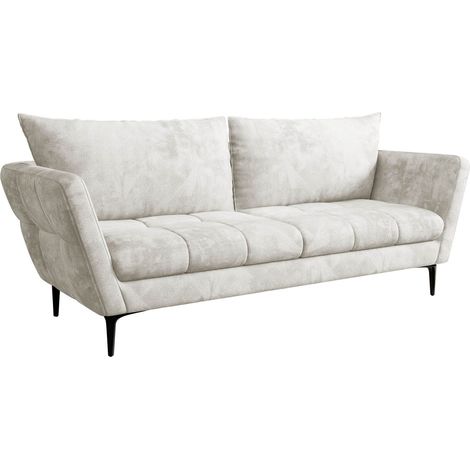 Canapé TrendyNest Villis, Aphrodite 01, 225x94x85cm, Tissu, Pieds: Métal (1/5)