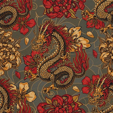 Décorations extérieures Oxford - Motif Feuerdrache I DX640 (1/5)