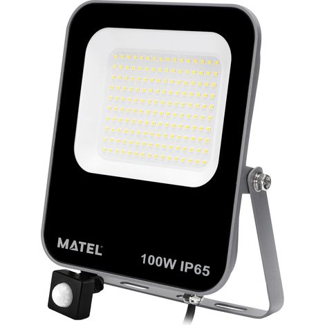 Projecteur LED aluminium puce matel capteur samsung 100w froid (1/2)
