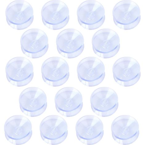 Ventouses pour verre à forte aspiration, lot de 20 doubles en PVC (1/5)