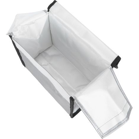 Sac de protection anti-feu pour batteries LiPo 3/4, étanche et résistant aux explosions pour accus lithium rechargeables. (1/5)