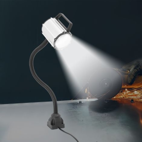 5W Lampe de travail LED pour machine CNC, 6000K lampe LED flexible à col de cygne, abat-jour de 9,5×12cm, Luminaire (1/5)