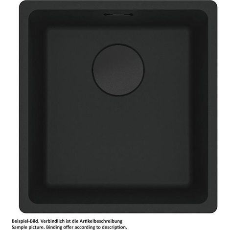 Franke Unterbaubecken Maris MRG 110-37 Fragranit Black Matt, Handbedienung (1/3)