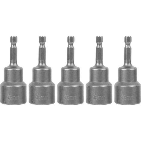 5pcs adaptateur de foret 19mm, outil d'adaptateur de douille de foret magnétique outil tournevis électrique tournevis magnétique foret magnétique 19mm kit (1/5)