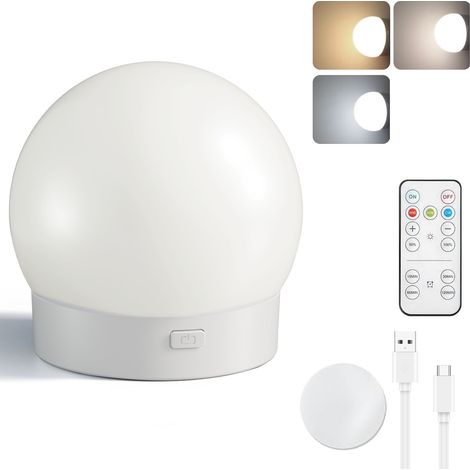 Lámpara LED para camping - Luz portátil para camping, 3 modos de luz ambiental  Uso en exteriores en tiendas de campaña y dormitorios, iluminación a (1/5)