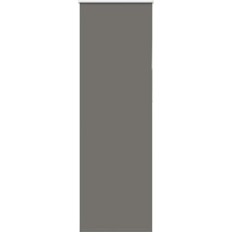 Verdunkelungsrollo Grau 70x210 cm Stoffbreite 65,7 cm Polyester