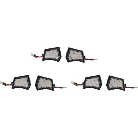 Seis luces de cortesía para el espejo retrovisor de las puertas delanteras para S40, S60, S80, V50, V70, C30 y XC90 (31217838, 31217839) (1/3)