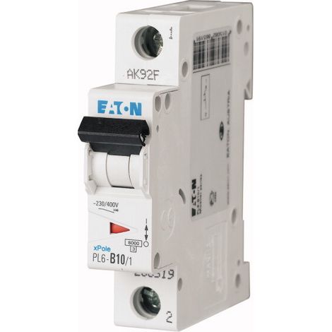 Interruttore automatico PL6-C10/1 da 6 kA