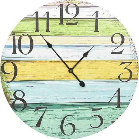 Horloge murale,Pendule murale Multicolore 60 cm MDF CFW168142 (1/5)