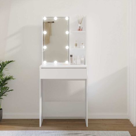 vidaXL Tocador con LED blanco 60x40x140 cm (1/5)
