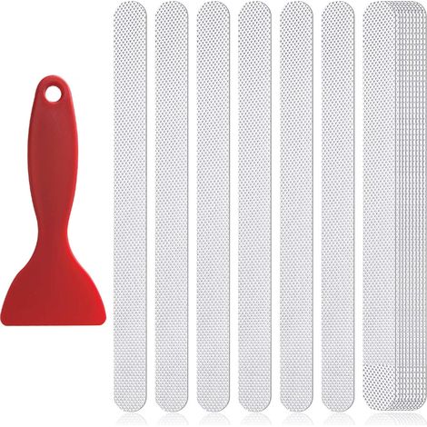 50 Autocollants Antidérapants Douche - Bandes de Sécurité Baignoire PEVA - Adhésifs Sol Salle de Bain, Cuisine, Escaliers, Piscine
