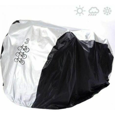 L Housse de vélo pour 3 vélos - Étanche - Résistante à la poussière - Protection UV (1/5)