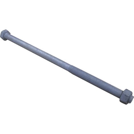 Boulon acier galvanisé 12x250 (vis+écrou) 6800649 MICHAUD BC111