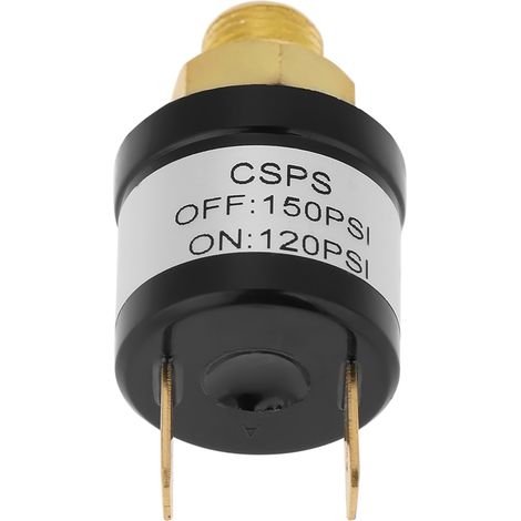 Druckschalter für Luftkompressor, 120-150 PSI, 1/8" NPT-Gewinde. (1/5)