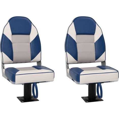 Maison Exclusive - Set Sedile da Barca Pieghevole 4 pz con Schienale Alto