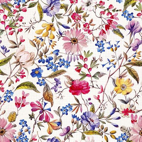 Braun & Company Servietten Motiv Florentina weiß 33 x 33 cm - 20er Pack Partydekoration