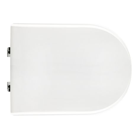 SEDILE WC PER FALERI VASO H2O FILO MURO FORMA 7- Bianco - Cerniere C espansion- CW- pezzi 1