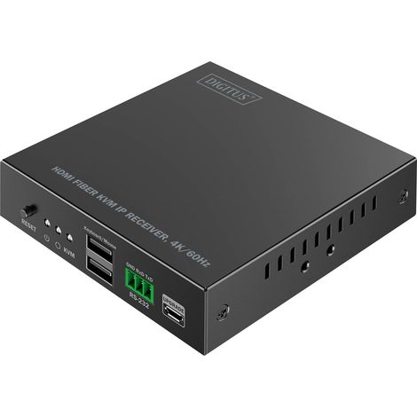 Digitus DS-55349 HDMI™, entrée HDMI®, sortie HDMI® , SFP, USB, USB-A, USB 1.1, connexion de bloc d'alimentation, RS232, Micro USB, casque (jack 3 W857463 (1/5)