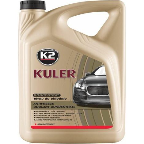 Liquide de refroidissement K2, 5 L, rouge
