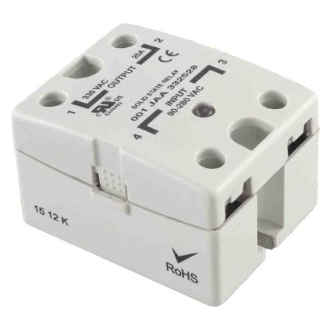 Relais statique RS PRO, 50 A, Montage sur panneau, Montage en surface, 480 V rms ( Prix pour 1 )