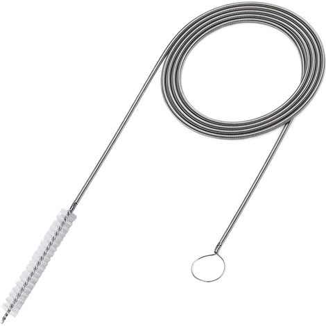 Brosse de Nettoyage Flexible 140-150cm pour Tuyaux d'Évier - Dégagement Efficace des Conduits Étroits avec Trou de Drainage Accessoire Nettoyage Réfrigérateur (1/5)