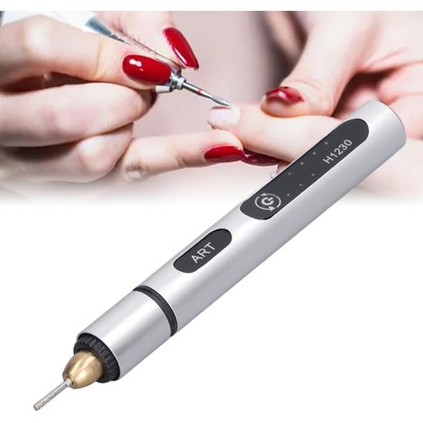 Mini meuleuse électrique rechargeable, petite meuleuse électrique portable, stylo à graver électrique, argent (1/5)