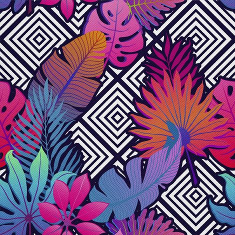 Tela decorativa para exteriores Oxford - Motivo de hojas Art. 1 I DX180 (1/5)