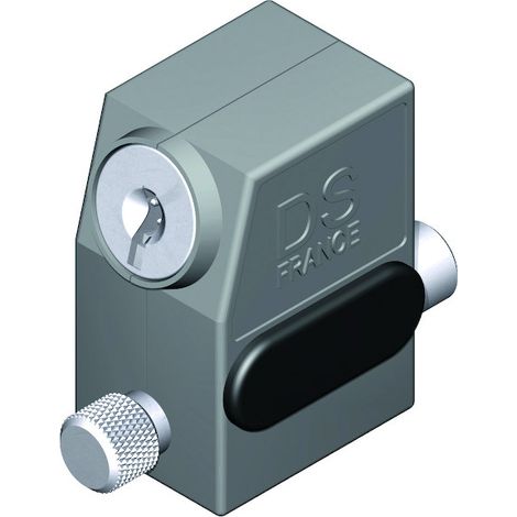 La Croisee Ds – Arrêt de vantail S'HESTIA manuel noir RAL 9005 – Pêne inox – Gâche polyamide – Butée élastomère – Verrouillage sécurisé