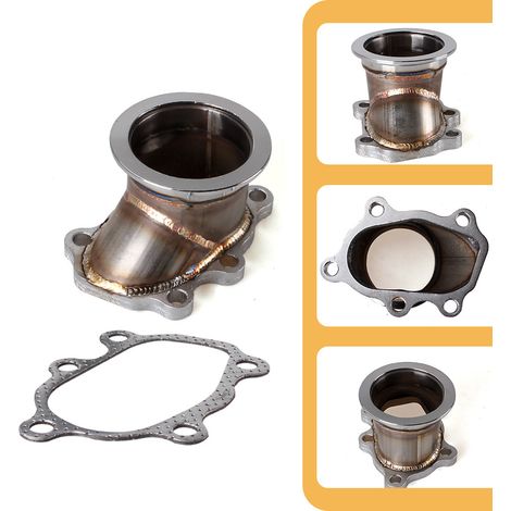 Pièces de rechange automobiles : embase à bride à 5 trous pour turbocompresseur 2,5 pouces (63 mm) avec joint pour T25/T28 (1/5)