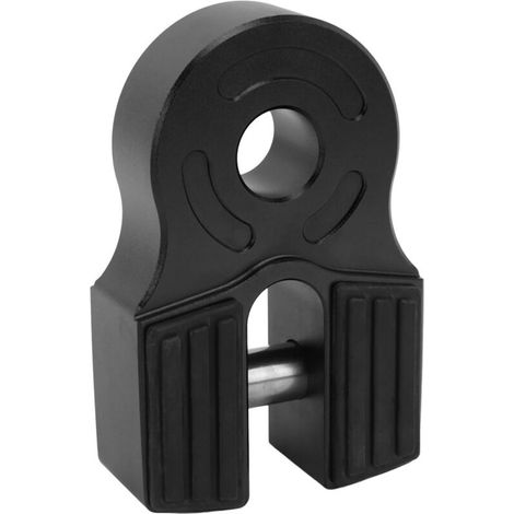 High Strength Winch Bar Frame Flat Hitch Bar Support for UTVs for Trucks for Vans (black). (1/5)