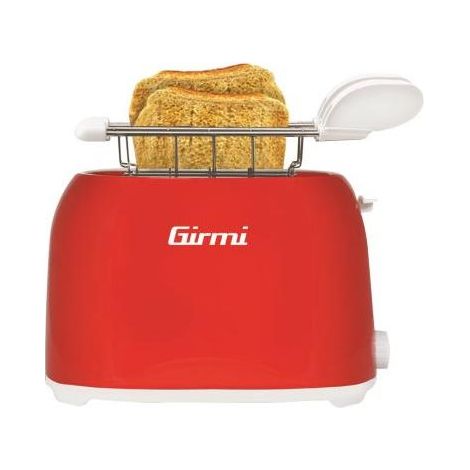 Girmi TP10 Toaster, 2 Scheiben, 750 W, rot
